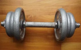 HAMMERTONE DUMBELL - 10KG CAST IRON ADJUSTABLE