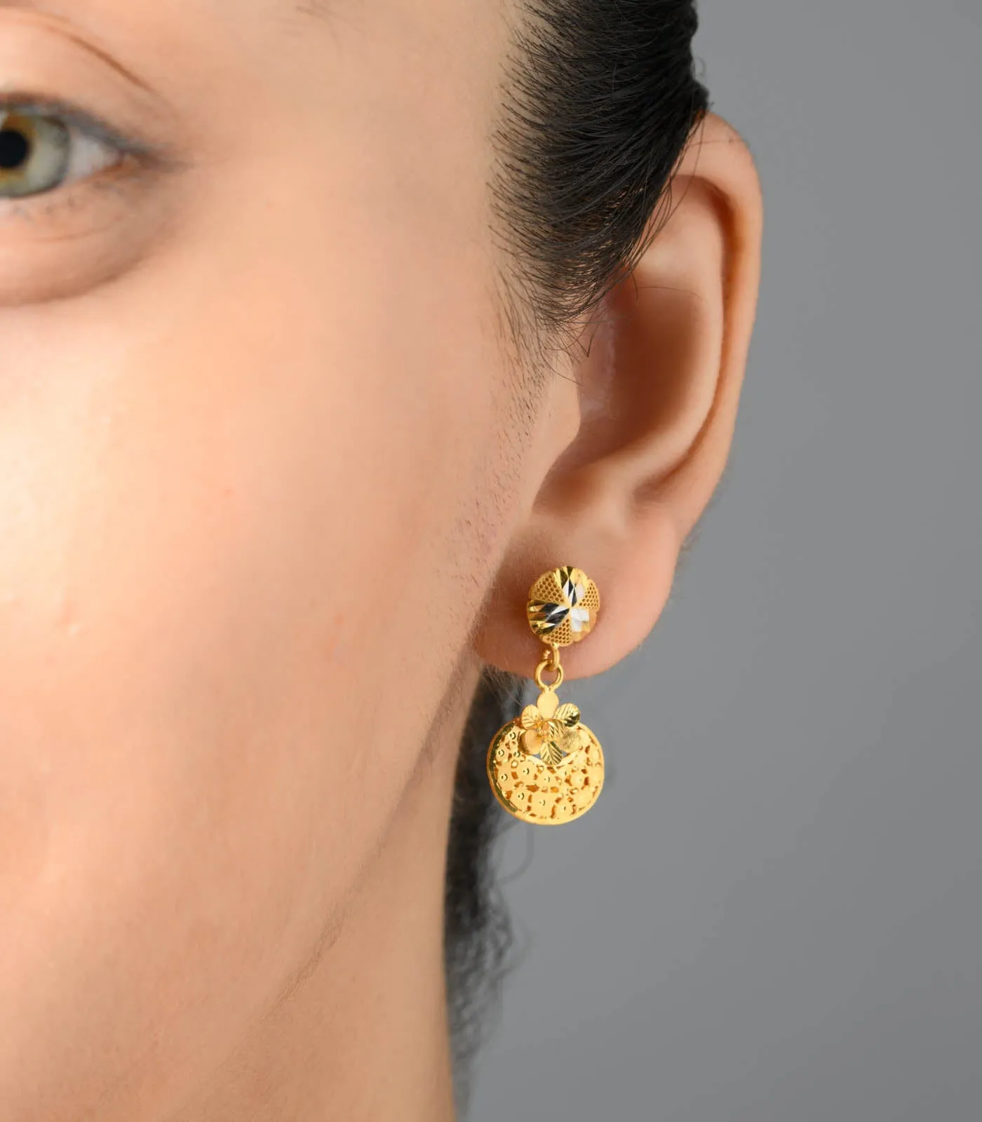 Hanging Textured Earrings