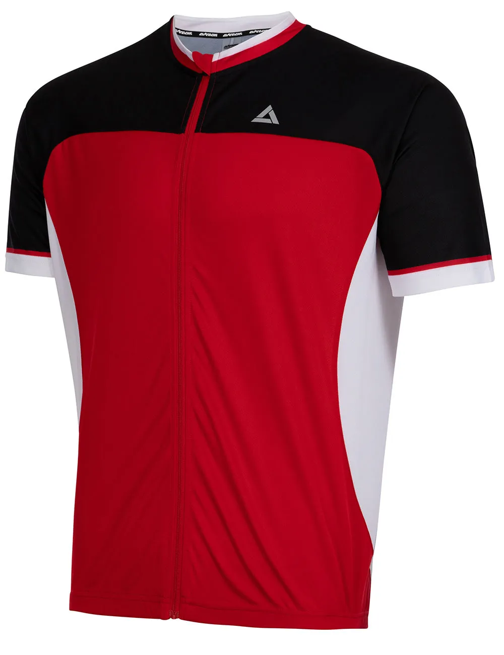 Herren Fahrradtrikot Kurzarm Pro T II Rot-Schwarz Setprodukt