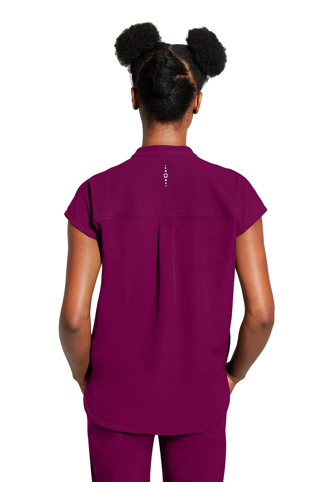 HH 360 - Women's Sandy Zip Mandarin Collar Scrub Top