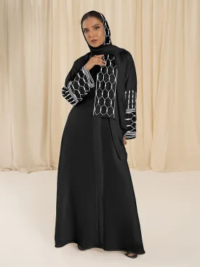 Hive Pearl Abaya - Black