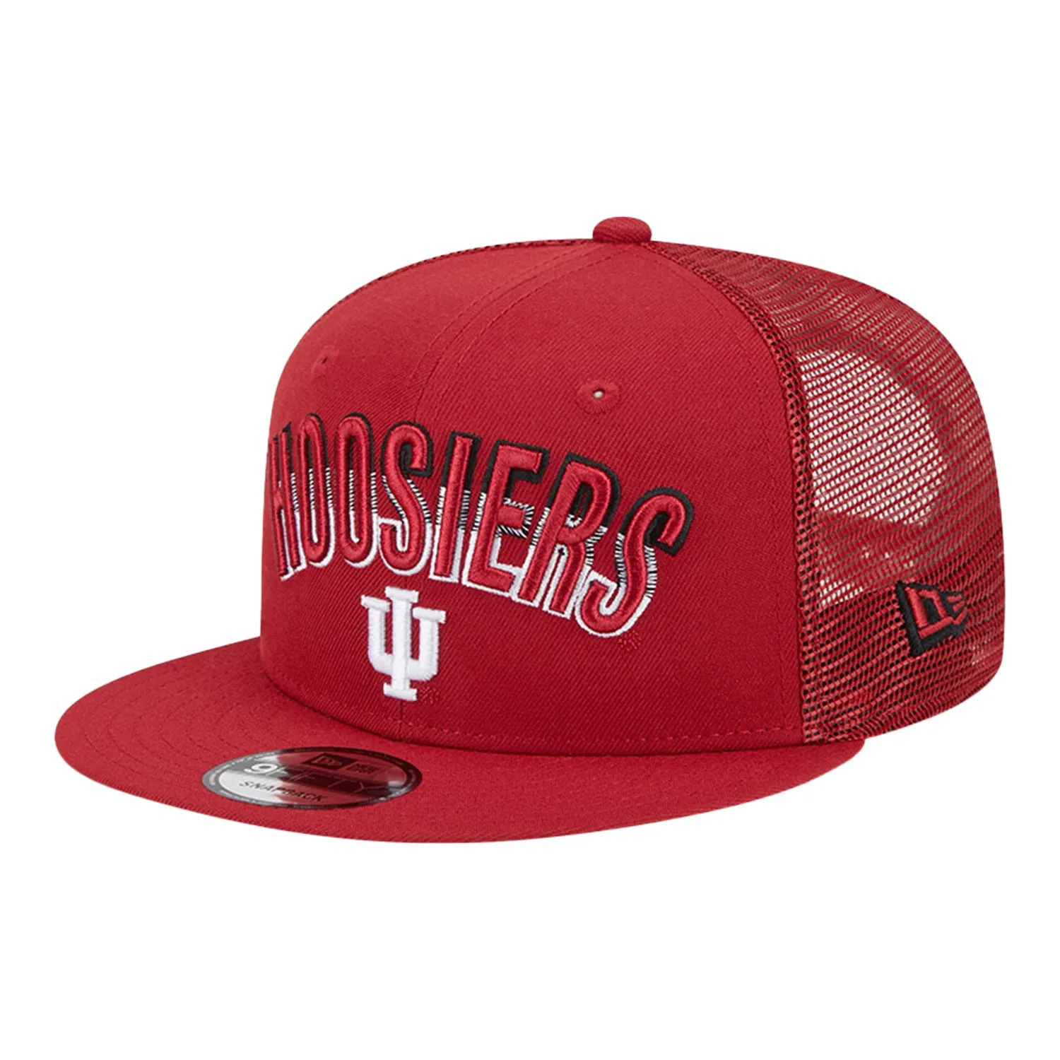 Indiana Hoosiers Gradient Wordmark Mesh Snap Crimson Adjustable Hat