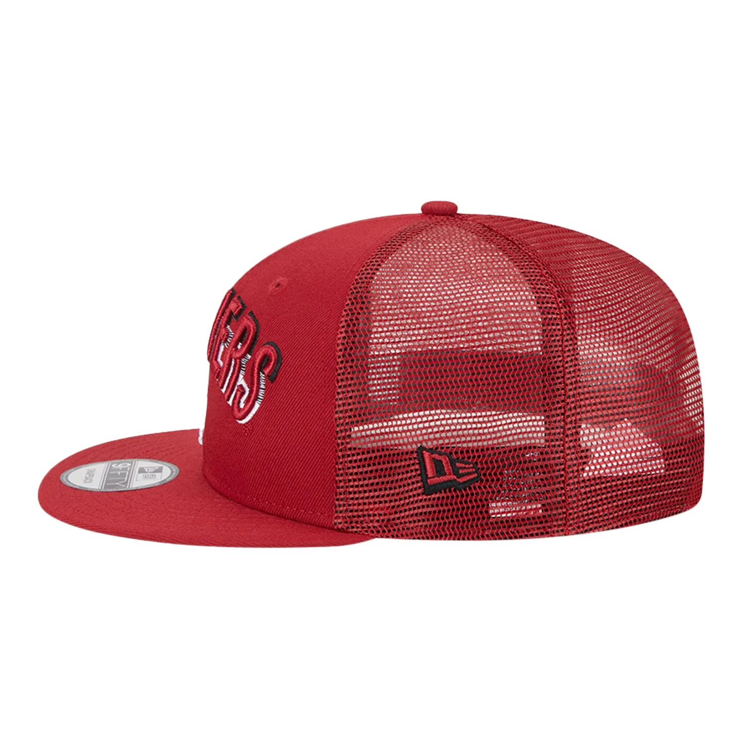 Indiana Hoosiers Gradient Wordmark Mesh Snap Crimson Adjustable Hat