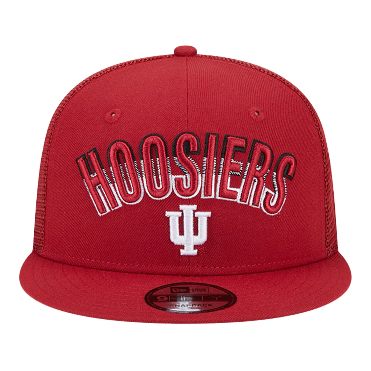 Indiana Hoosiers Gradient Wordmark Mesh Snap Crimson Adjustable Hat