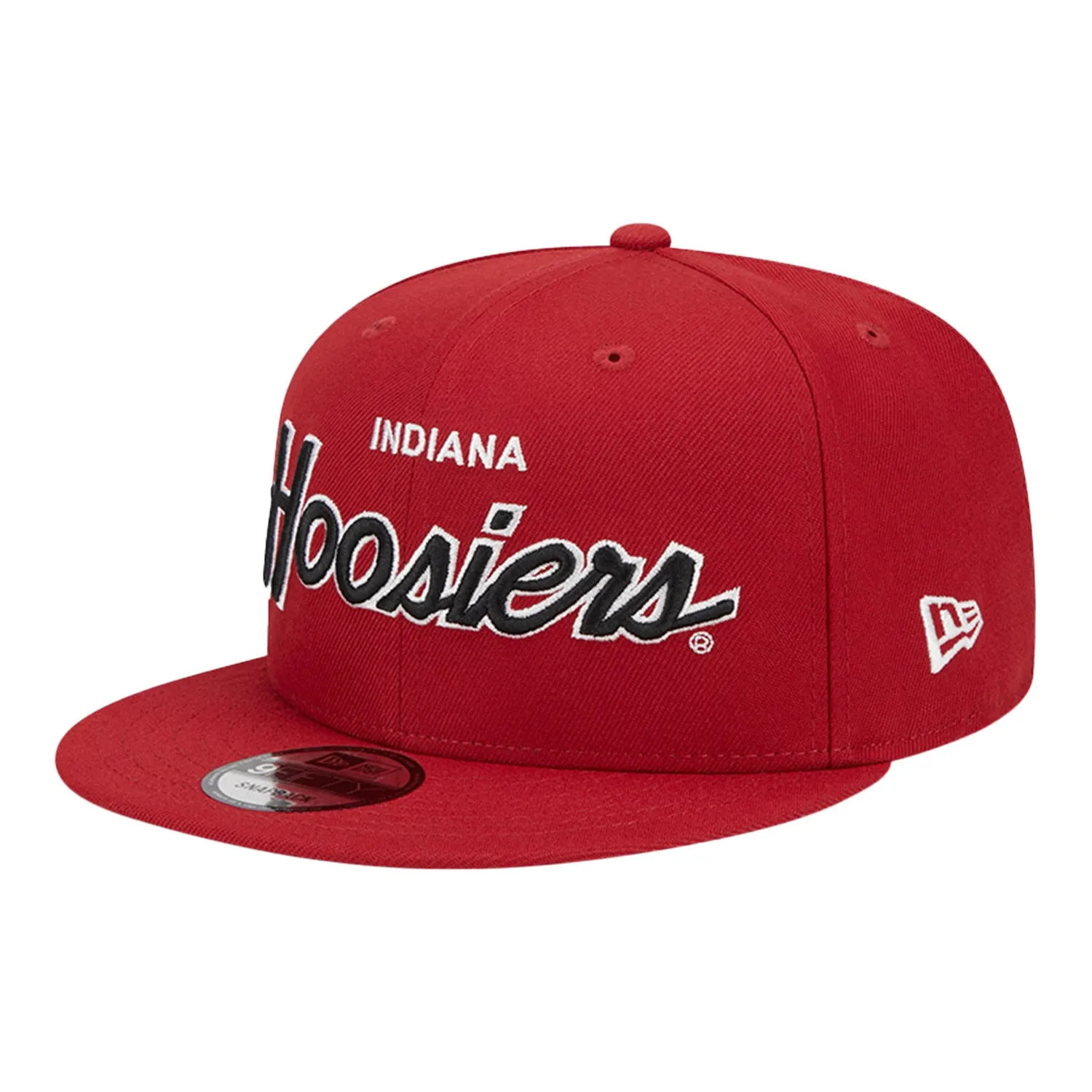 Indiana Hoosiers Retro Script Snap Crimson Adjustable Hat