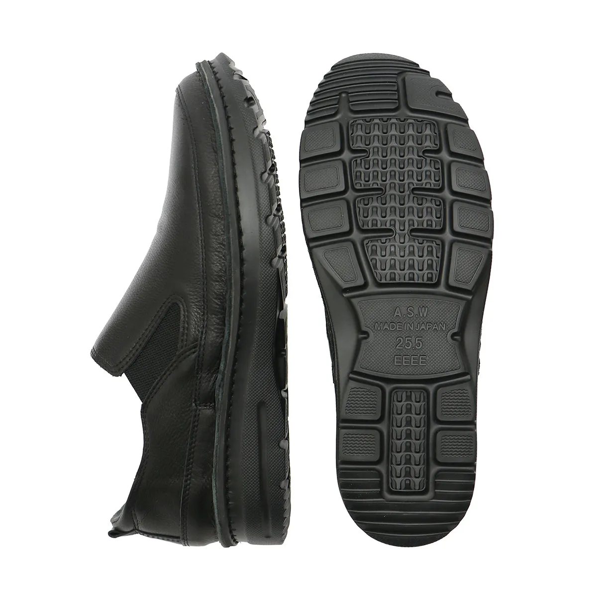 Ken2 homme Black Ultra Light and Wide Fit Slip on