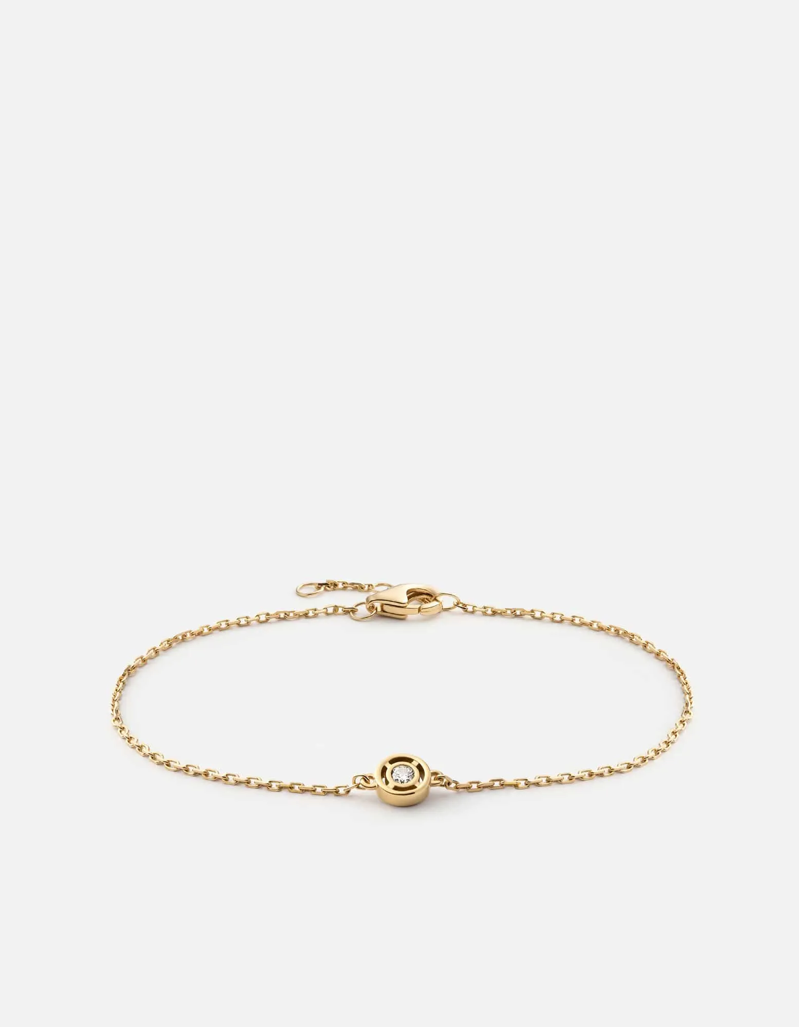 Luna Bracelet, 14K Gold/Diamond