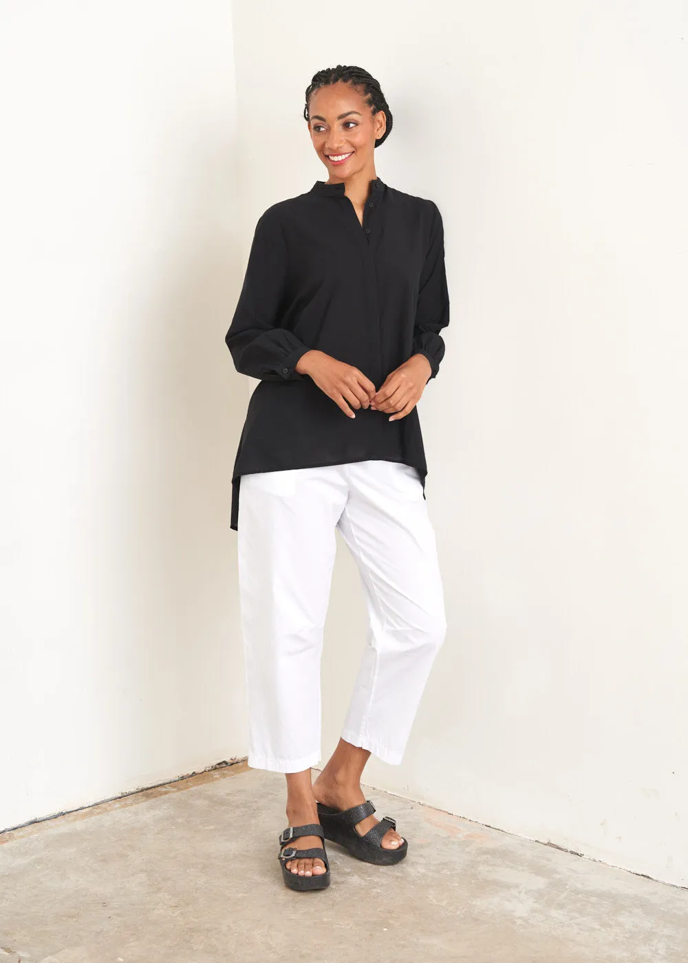 MAGGIE SHEER SWING SHIRT