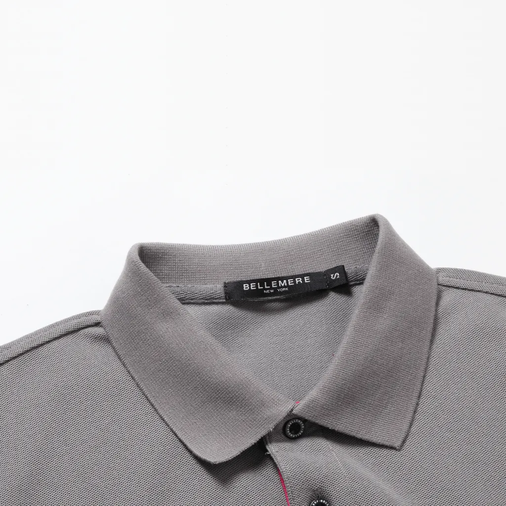 Men Silk Cotton Polo