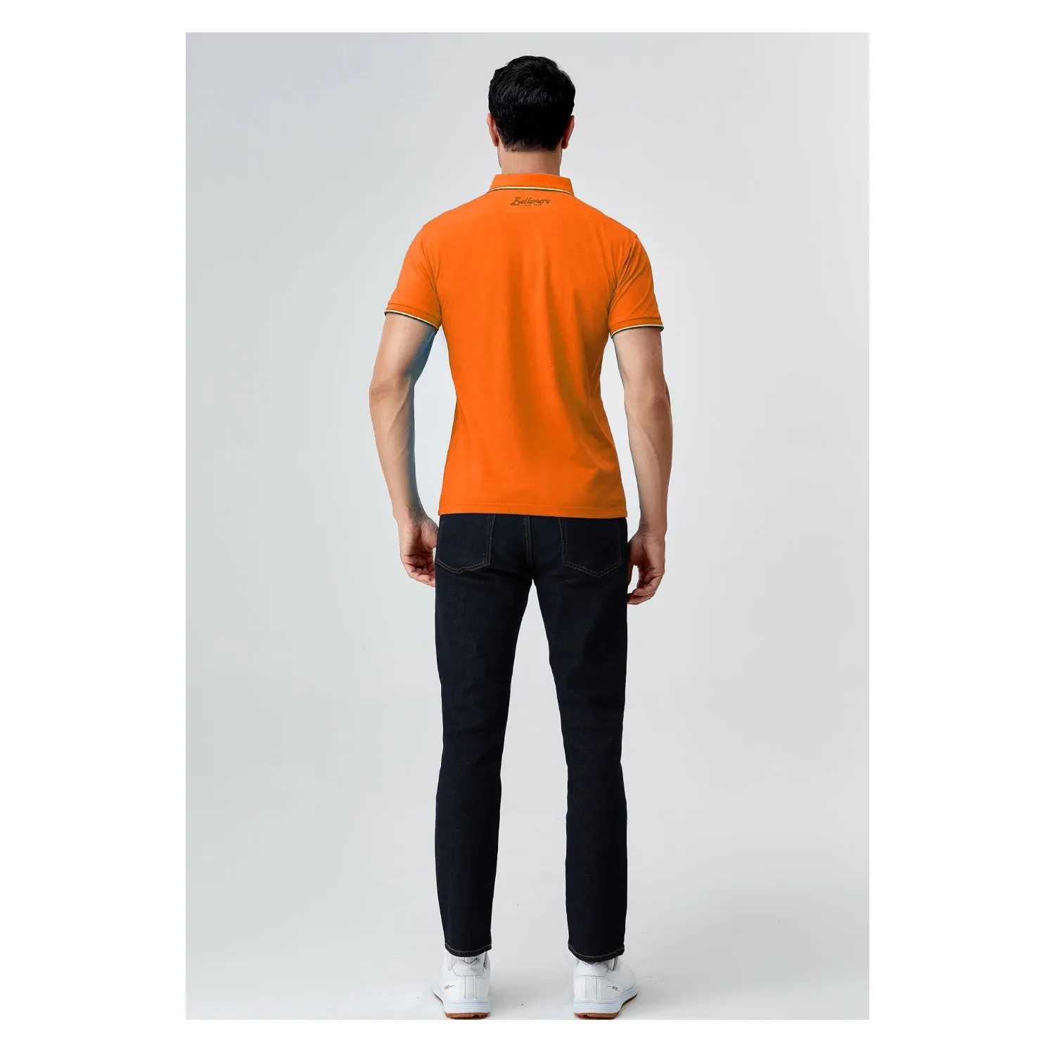 Men Silk Cotton Polo