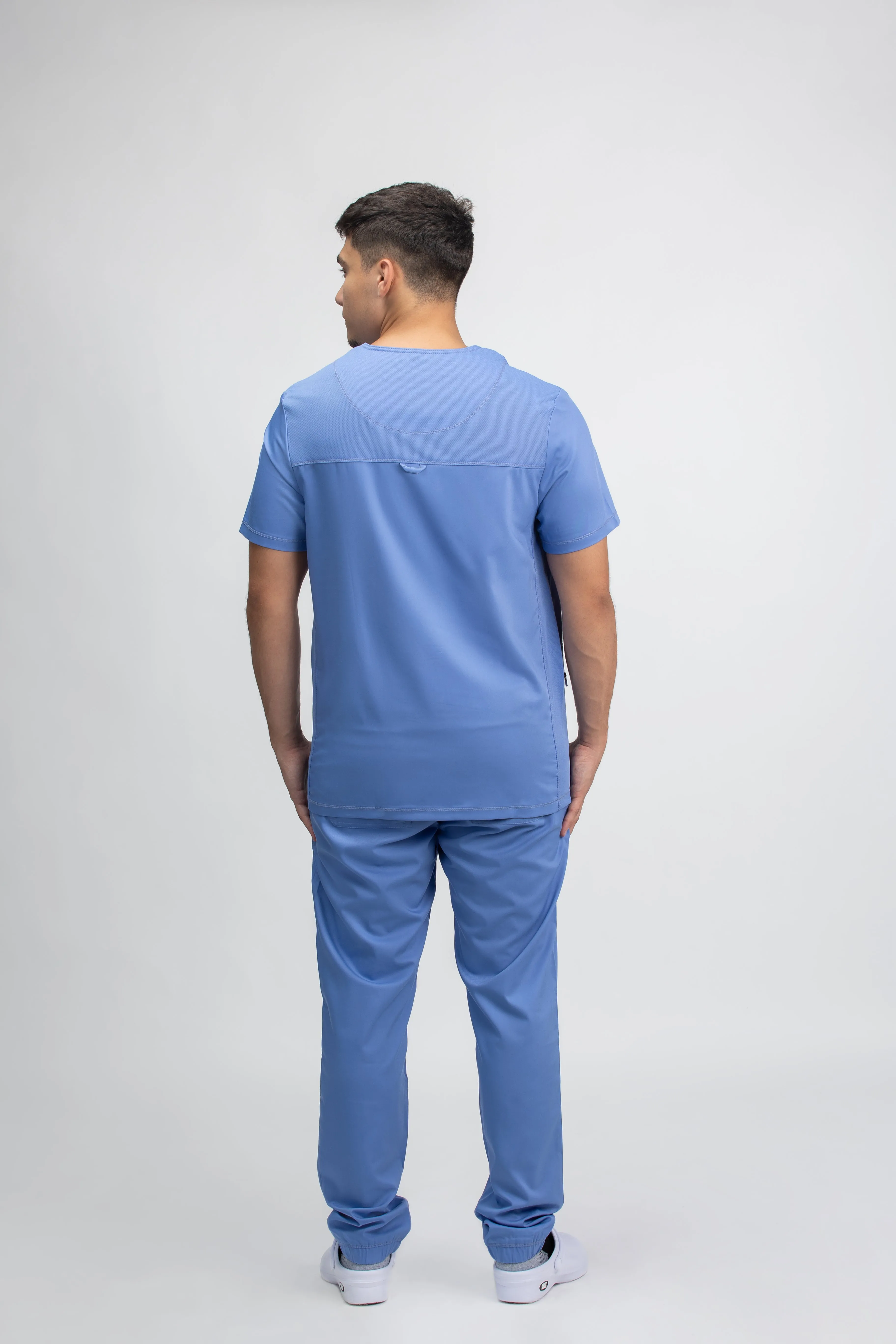 Men's V neck Top & Jogger Pant Scrub Set WW603-WW012