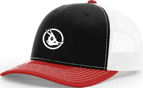 Mesh Back Trucker Hat with Cowfish Logo