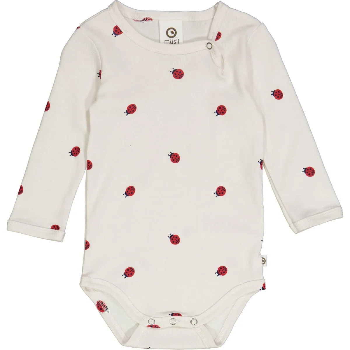 Müsli by green cotton Langarm-Body – Ladybug