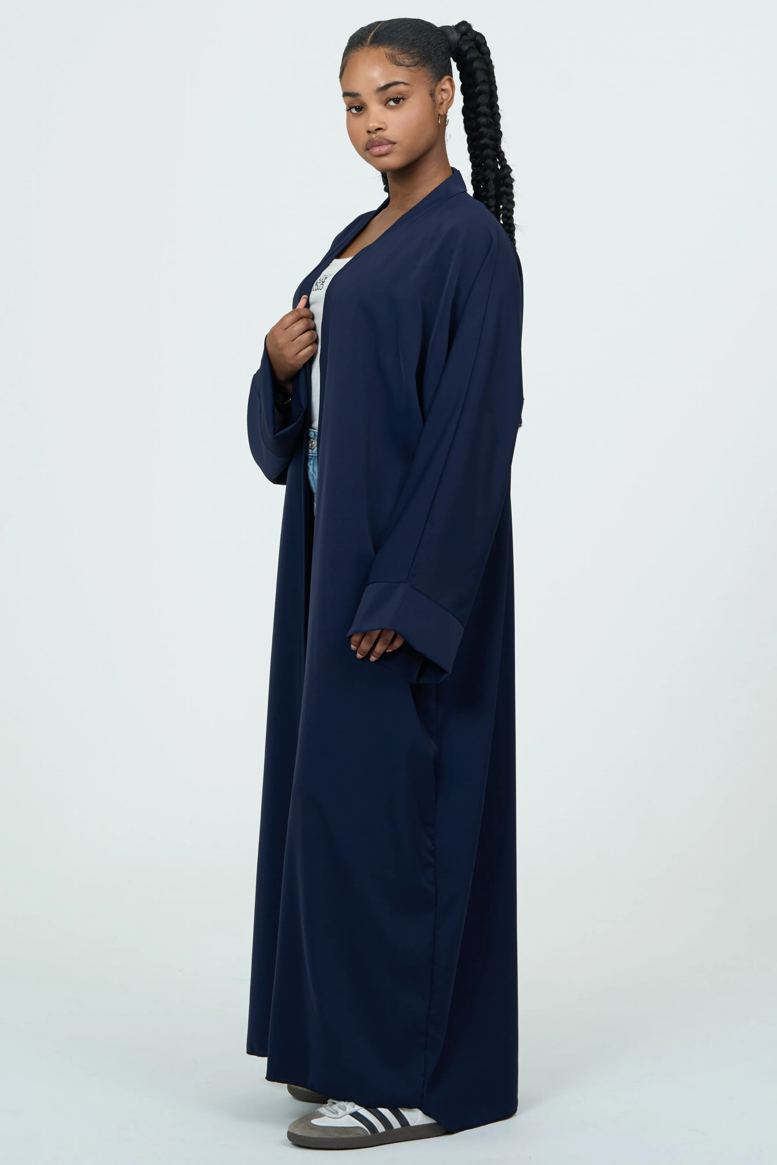 Navy Light Weight Basic Abaya