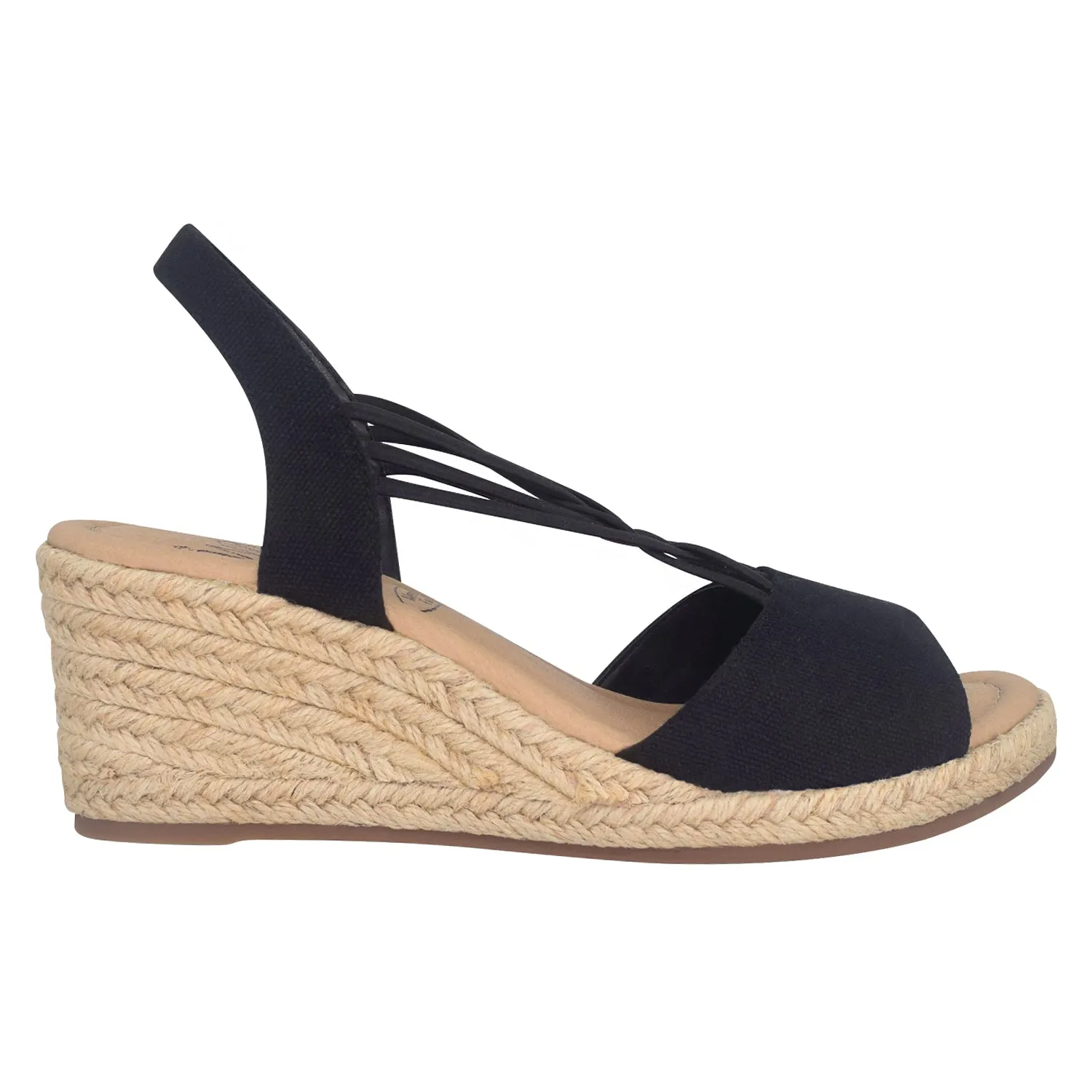 Niloni Stretch Espadrille Sandal with Memory Foam