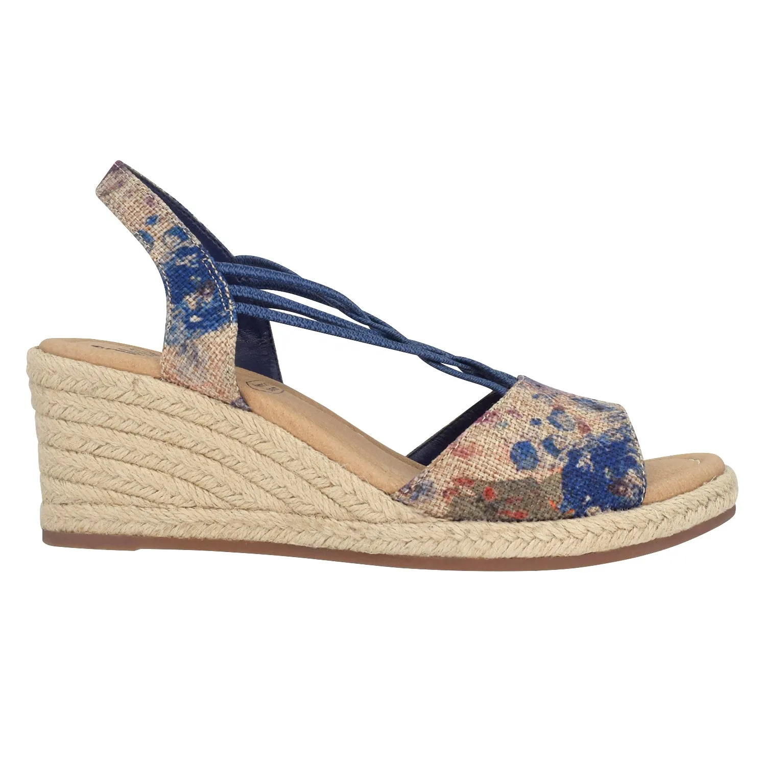 Niloni Stretch Espadrille Sandal with Memory Foam