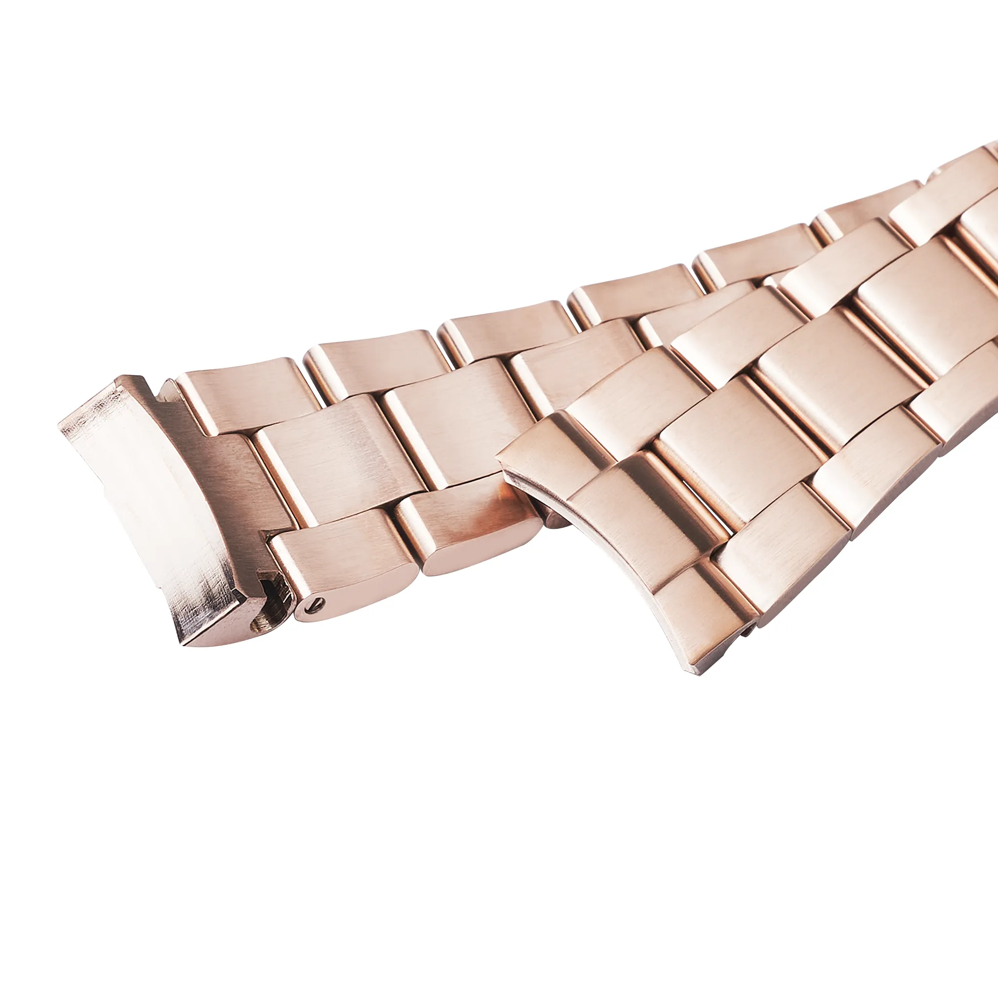 NMK926/935 Nautilus Watch Bracelet: Oyster Rose Gold Brushed Finish