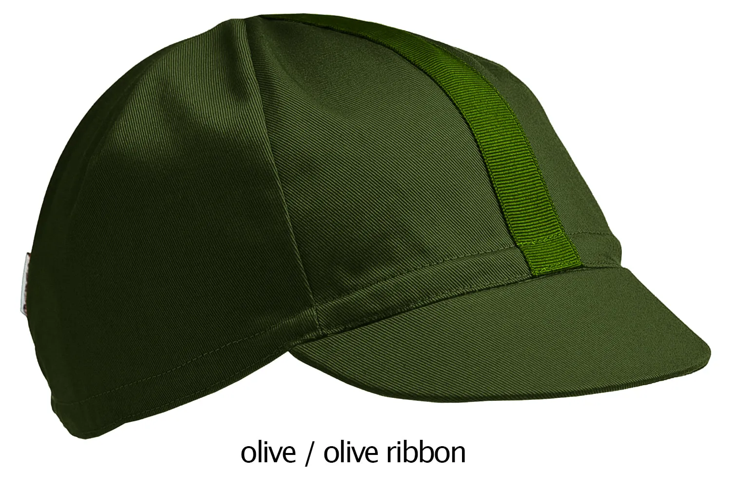 olive 4-PANEL cotton CAP