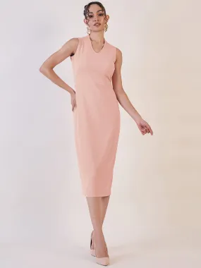 Pink Sheath Dress