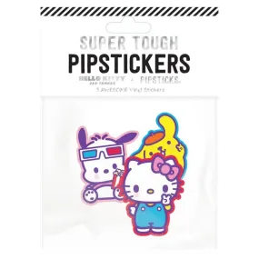 Pipsticks   Hello Kitty Peace & Popcorn Vinyl Sticker Collection