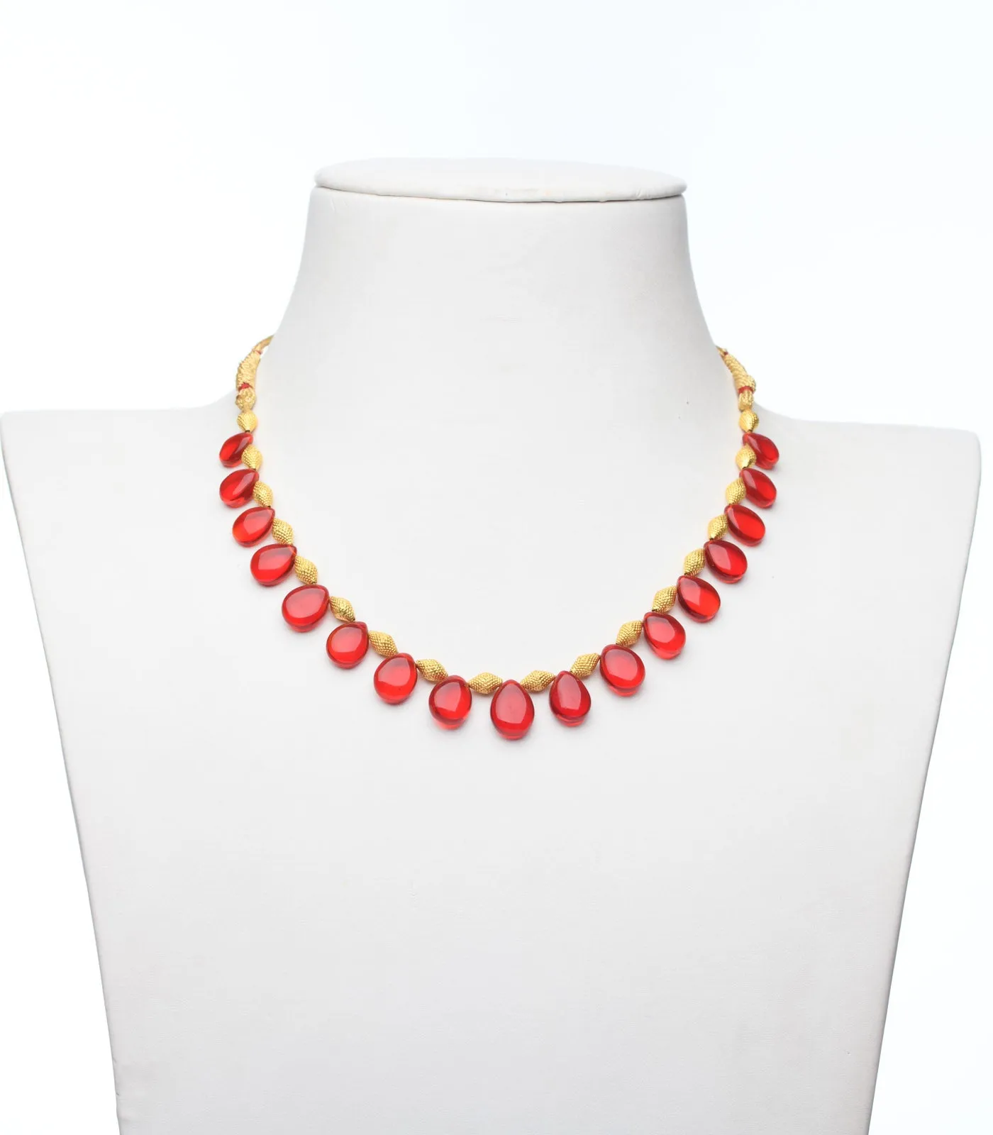 Red Petal Necklace