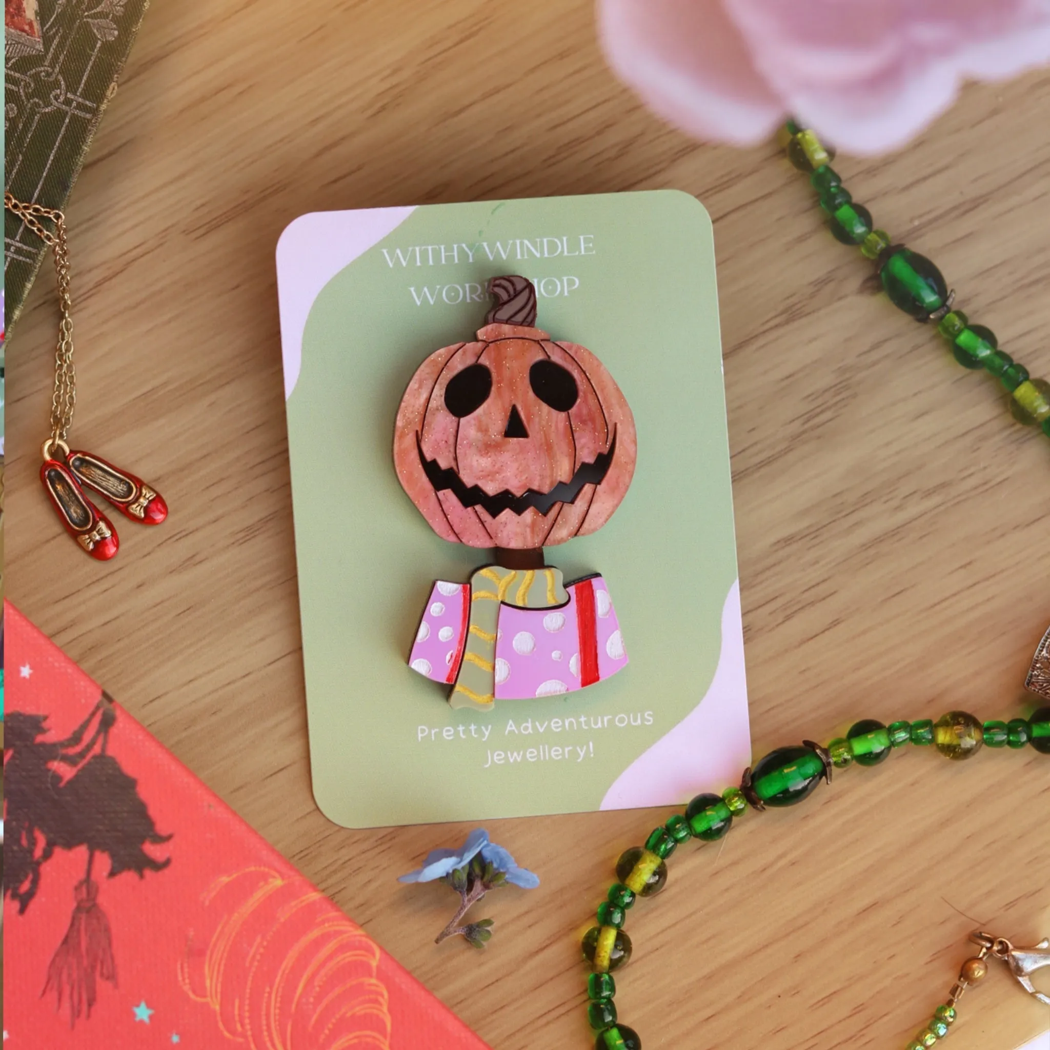 Return to Oz Jack Pumpkinhead Acrylic Brooch