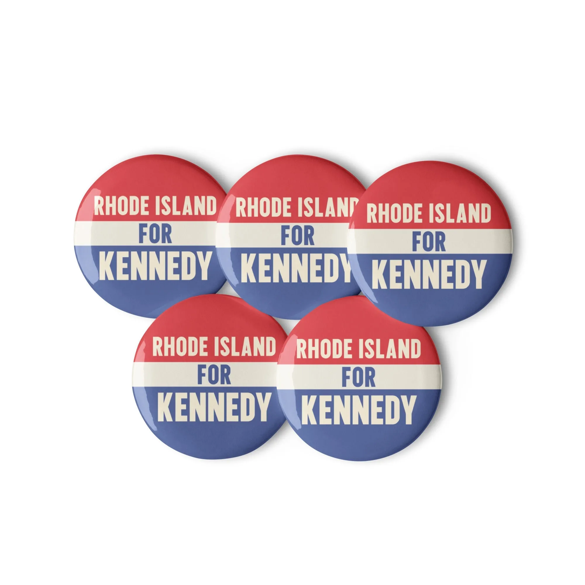 Rhode Island for Kennedy (5 Buttons)