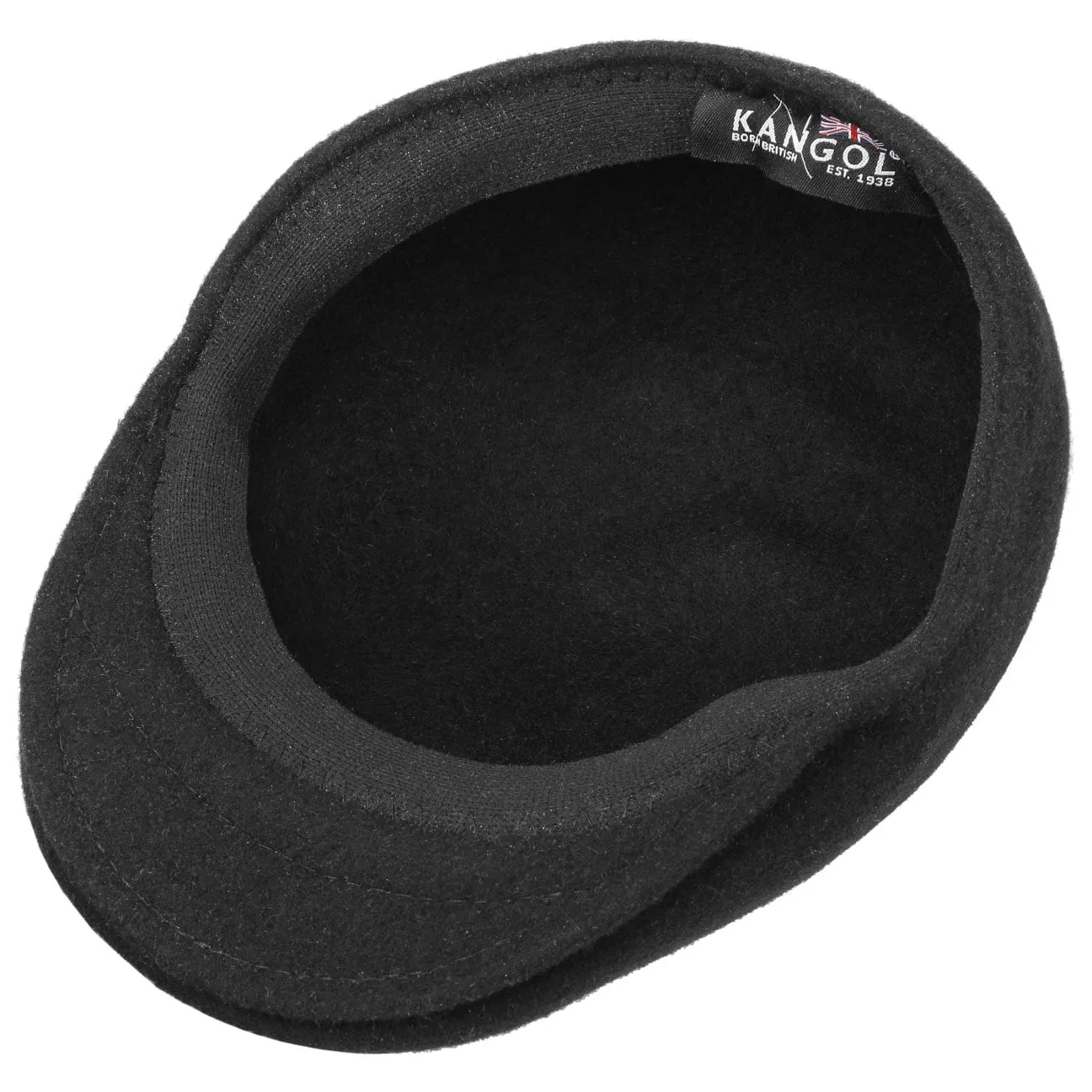 Seamless Wool Gatsby 507 Flat Cap by Kangol