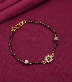 Sun Pendant Mangalsutra Bracelet