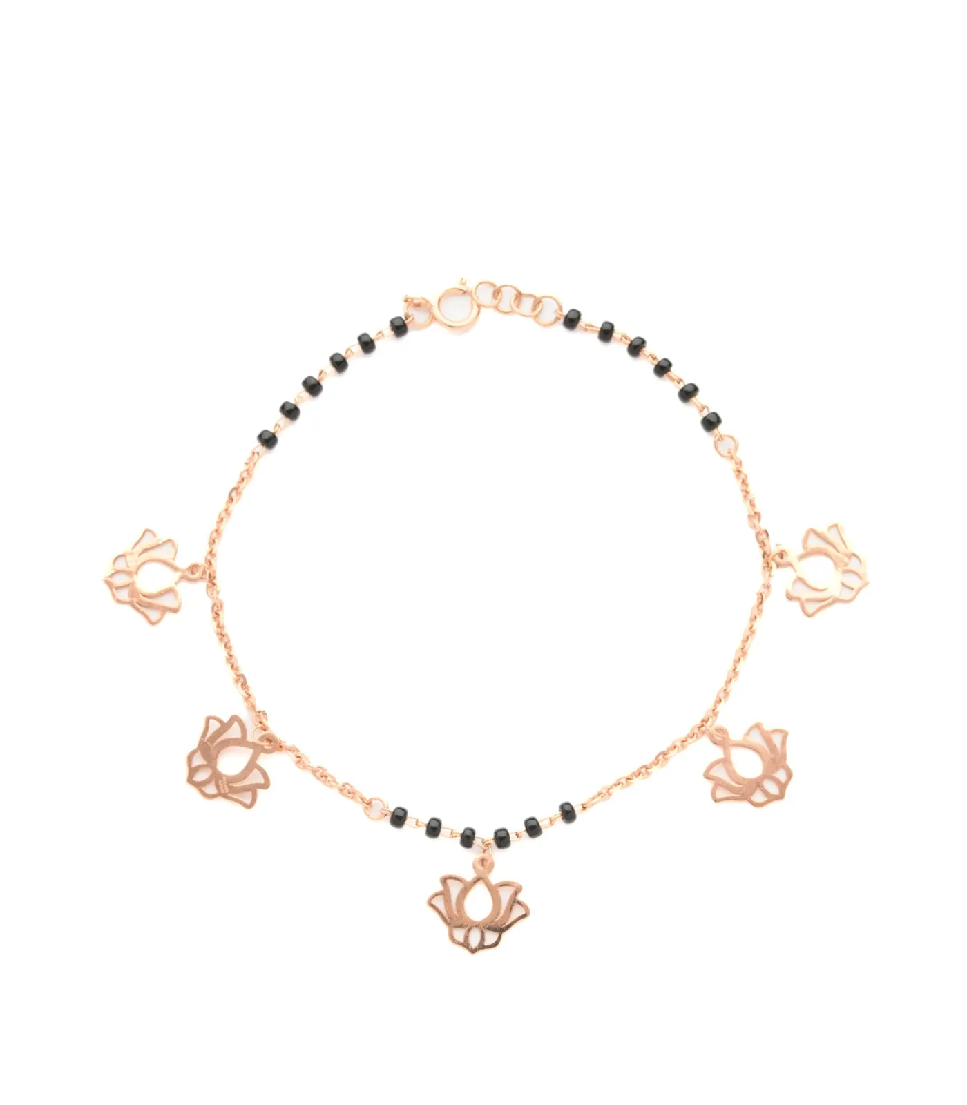 Swing Lotus Mangalsutra Bracelet