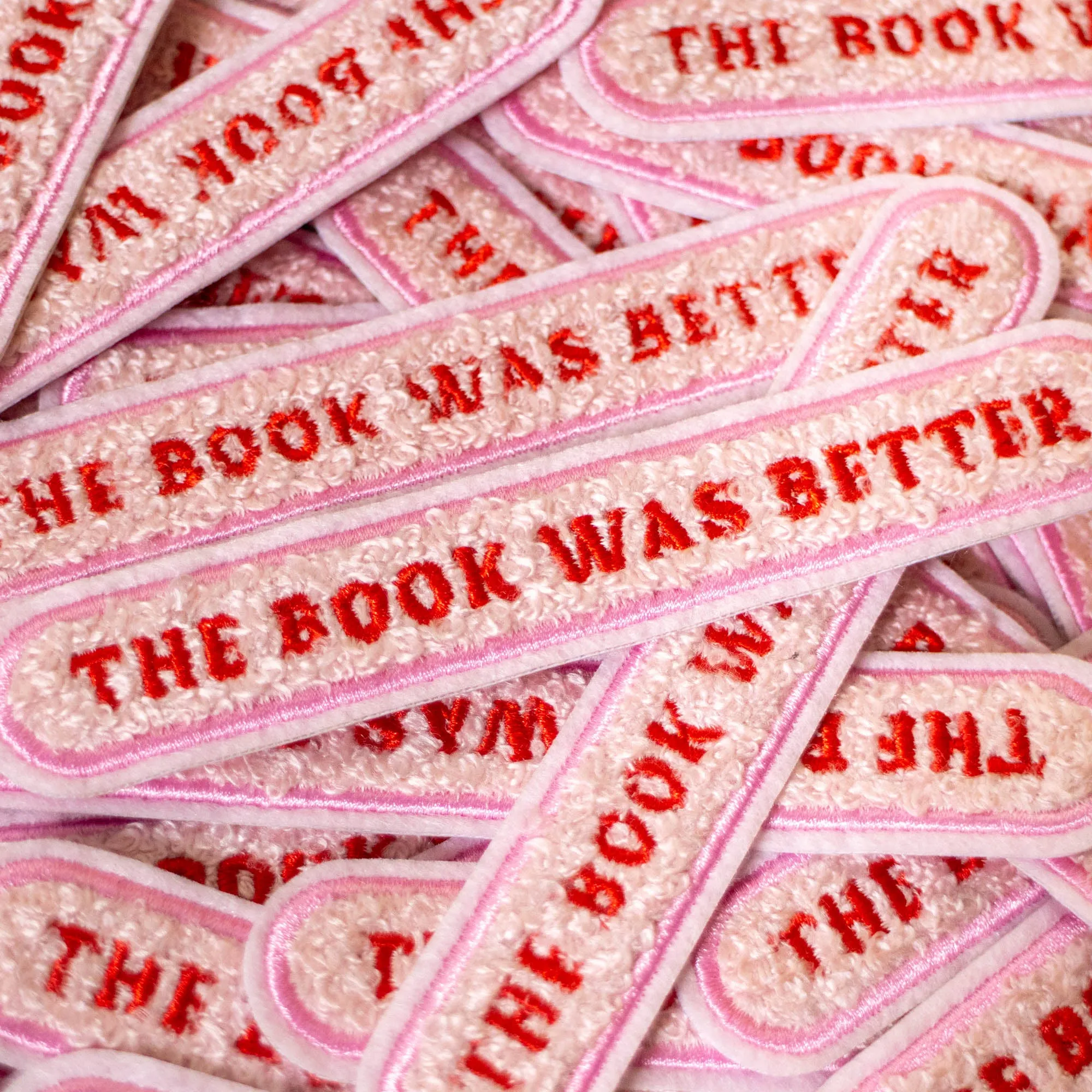 The Book Was Better Chenille Patch