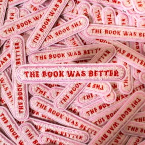 The Book Was Better Chenille Patch