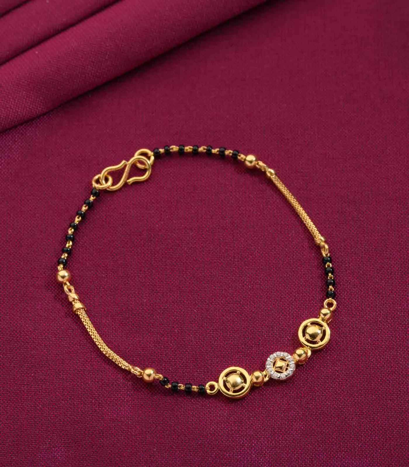 Trio Orb Mangalsutra Bracelet