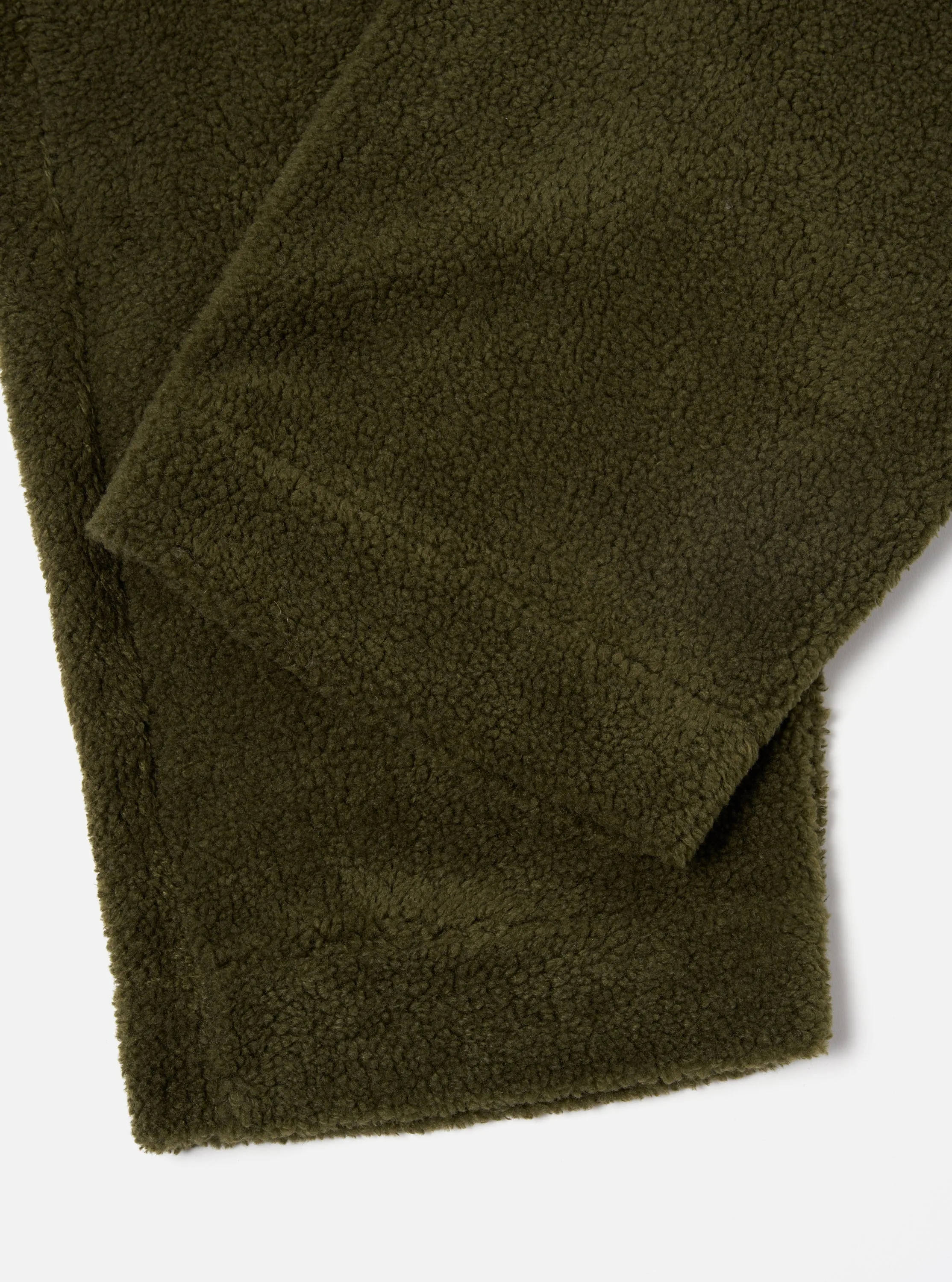 Universal Works Judo Pant in Olive Mountain Fleece