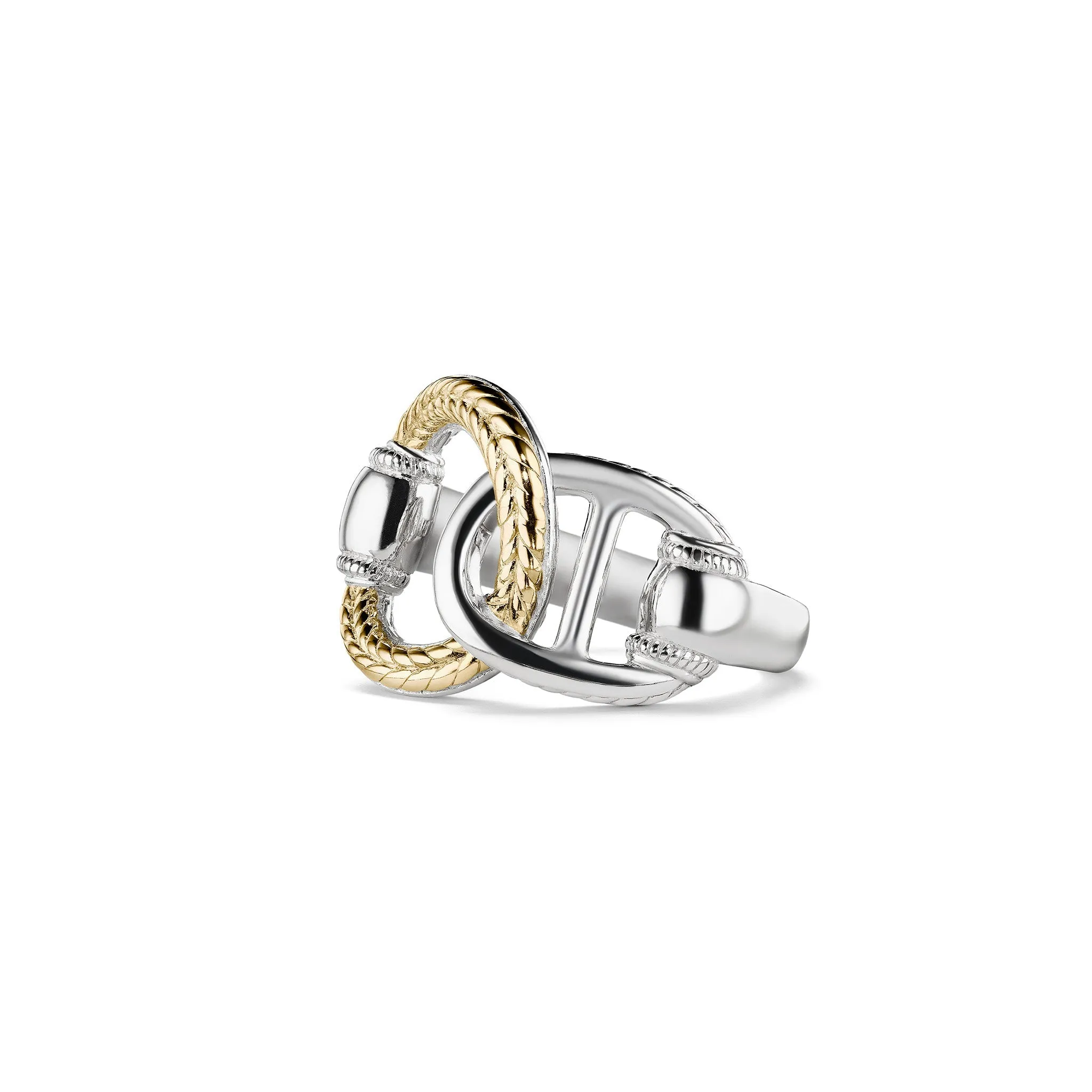 Vienna Interlocking Ring with 18K Gold