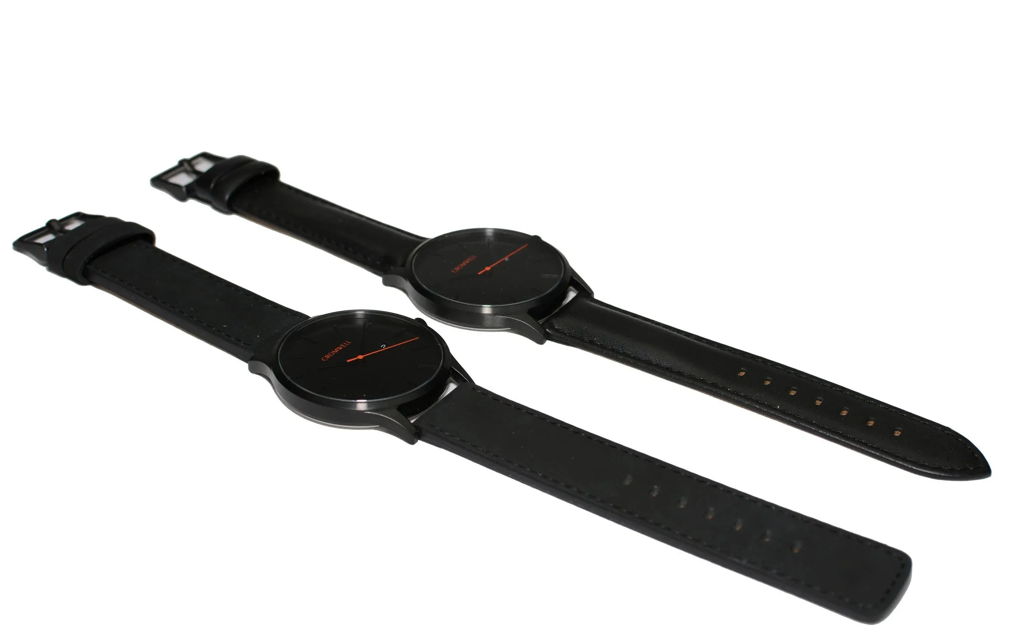 Watch Band- 22mm Matte Black w/black buckle (For 44mm and 48mm watch cases)